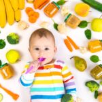 Baby,Food,Puree,With,Vegetables,And,Fruits.,Selective,Focus.,Nutrition.